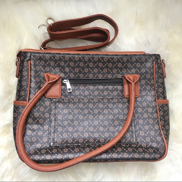 Flower Printed Tablet Tote (Rollerbrief Friendly) - Picture 2 of 5